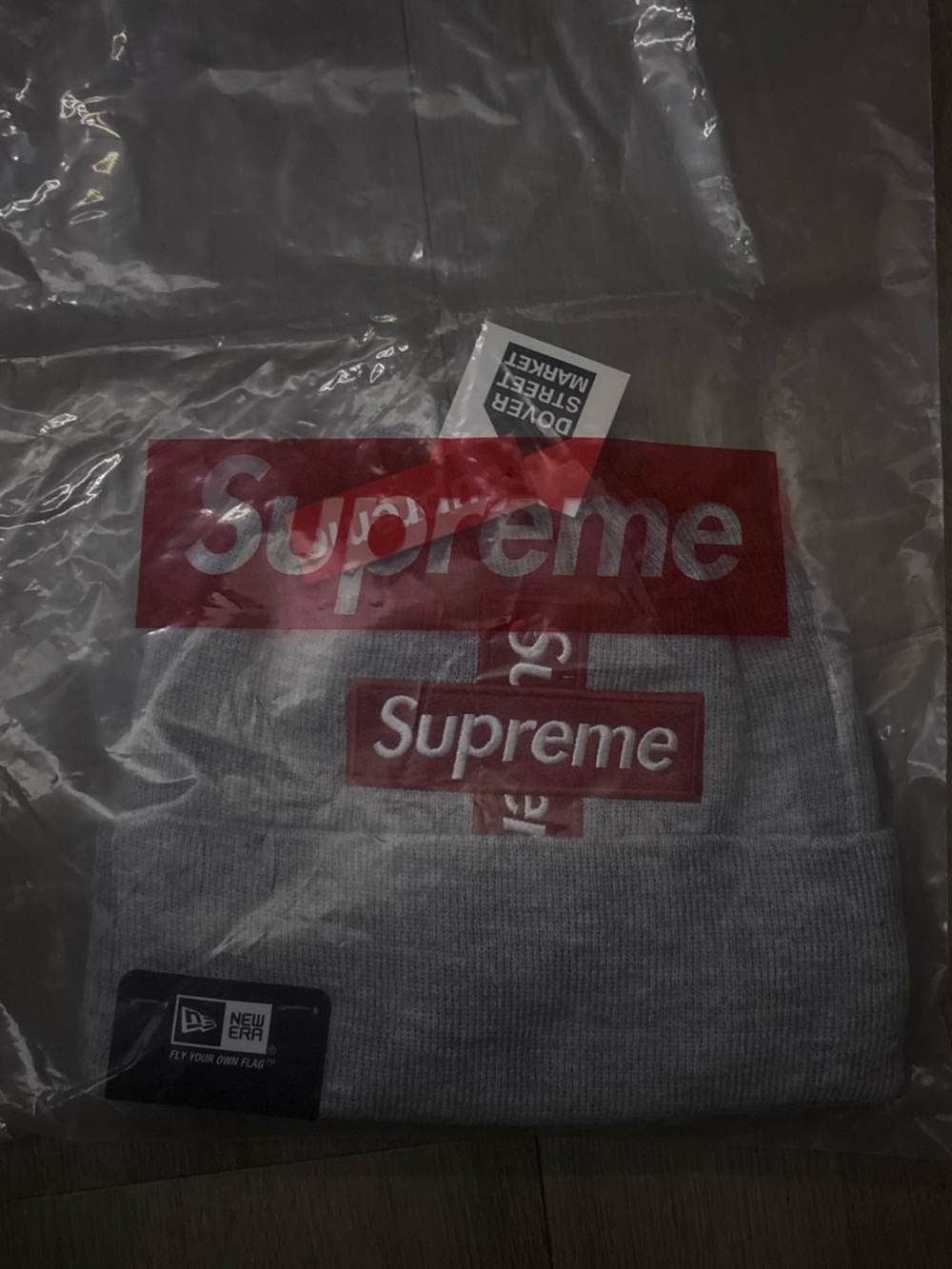 Beanie Hat with 'Supreme' Logo